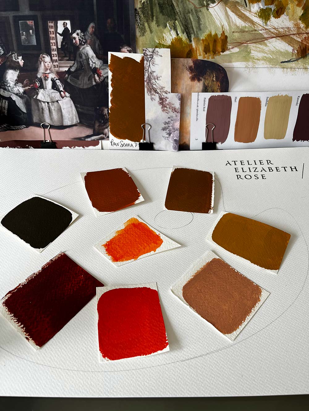 Elizabeth Rose warm palette by Fiona de Lys, colour consultant